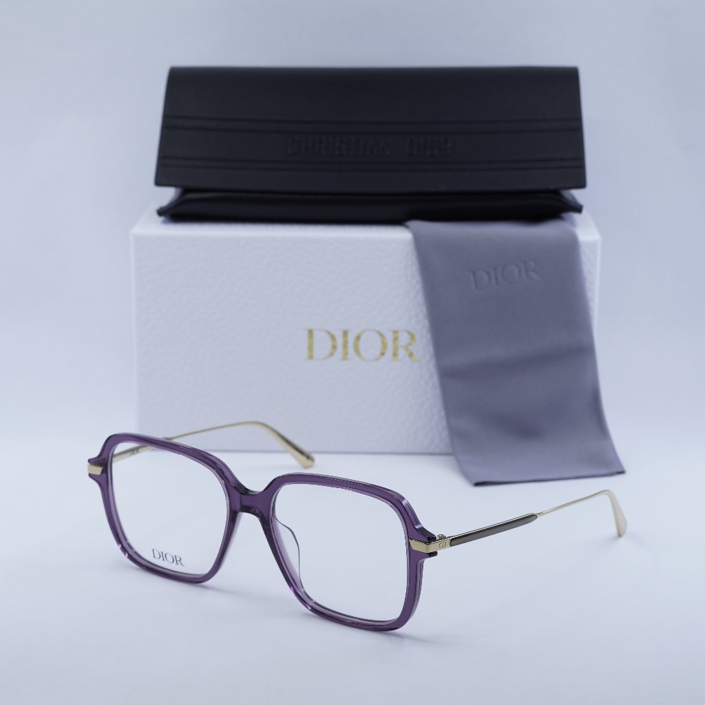 Final Price! Dior Gemdioro S5i 6000 Shiny Violet Eyeglasses 54mm